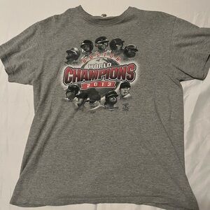 Gray Boston World Champions 2013 T-Shirt